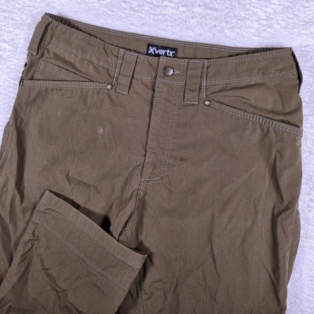 Vertx VTX1210 Tactical Pants Mens 32x32 Green Multi-Pocket Utility Trousers